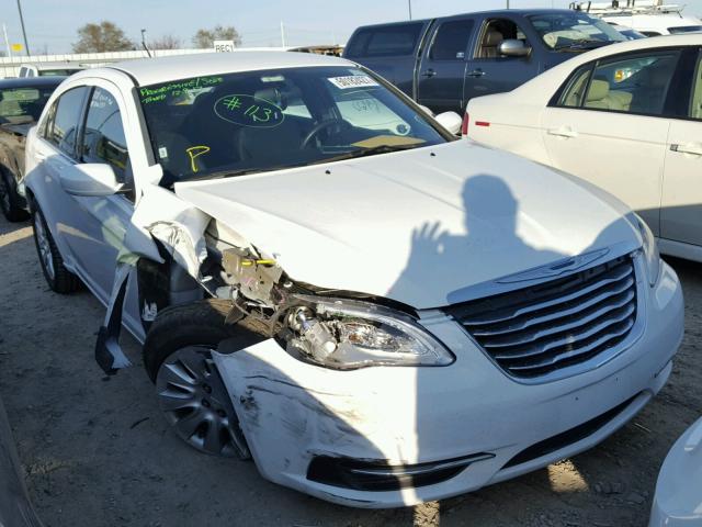 1C3CCBAB3EN206587 - 2014 CHRYSLER 200 LX WHITE photo 1