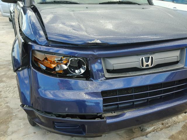 5J6YH18938L016198 - 2008 HONDA ELEMENT SC BLUE photo 9