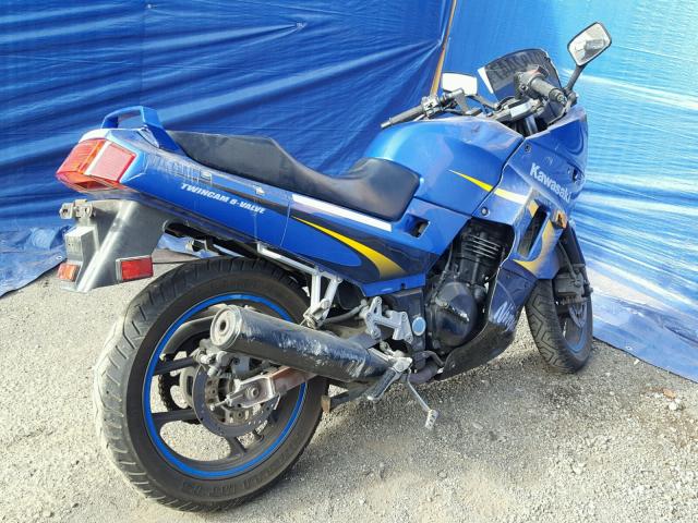 JKAEXMF163A096590 - 2003 KAWASAKI EX250 F BLUE photo 4