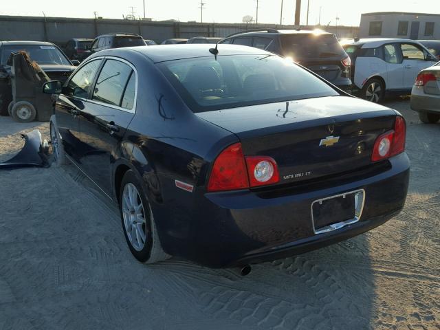 1G1ZD5EB5A4126019 - 2010 CHEVROLET MALIBU 2LT BLUE photo 3