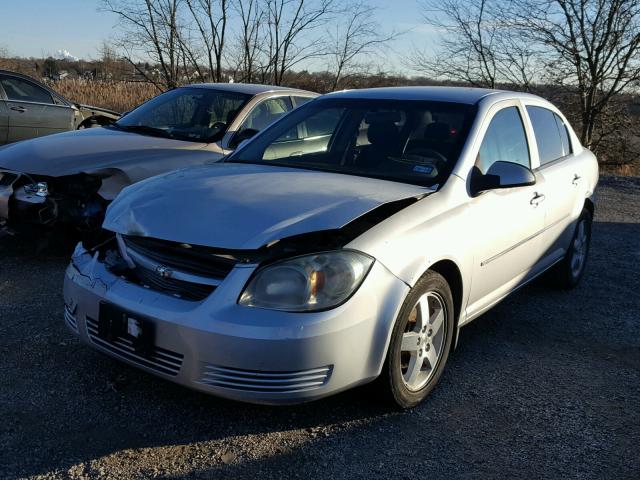 1G1AT58H697289644 - 2009 CHEVROLET COBALT LT SILVER photo 2