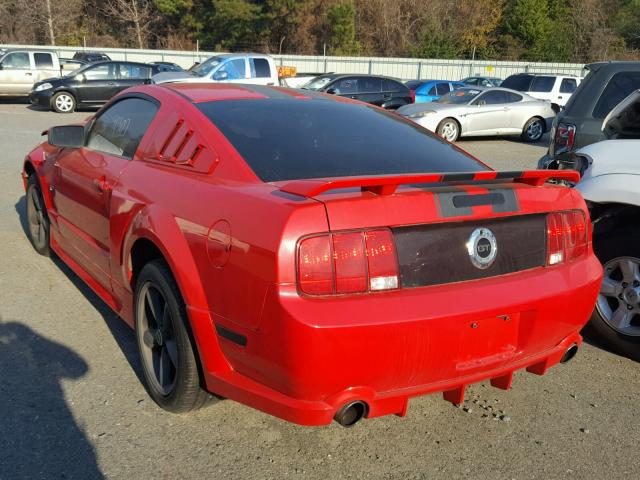1ZVHT82H355123228 - 2005 FORD MUSTANG GT RED photo 3