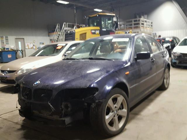 WBAEW53474PN34722 - 2004 BMW 330 XI BLUE photo 2