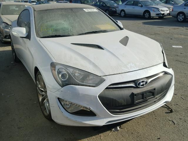 KMHHU6KJ7GU132655 - 2016 HYUNDAI GENESIS CO WHITE photo 1