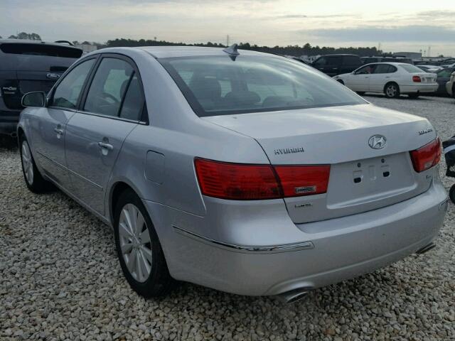 5NPEU46F19H517613 - 2009 HYUNDAI SONATA SE SILVER photo 3