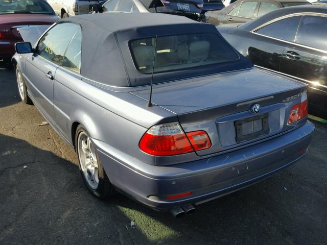 WBABW53464PL45451 - 2004 BMW 330 CI BLUE photo 3