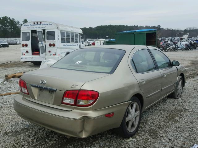 JNKDA31A63T102041 - 2003 INFINITI I35 GOLD photo 4