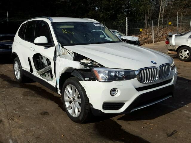 5UXWX9C57F0D59535 - 2015 BMW X3 XDRIVE2 WHITE photo 1