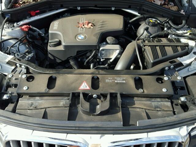5UXWX9C57F0D59535 - 2015 BMW X3 XDRIVE2 WHITE photo 7