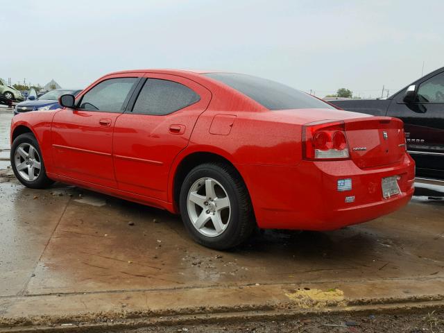 2B3CA4CD6AH236215 - 2010 DODGE CHARGER RED photo 3