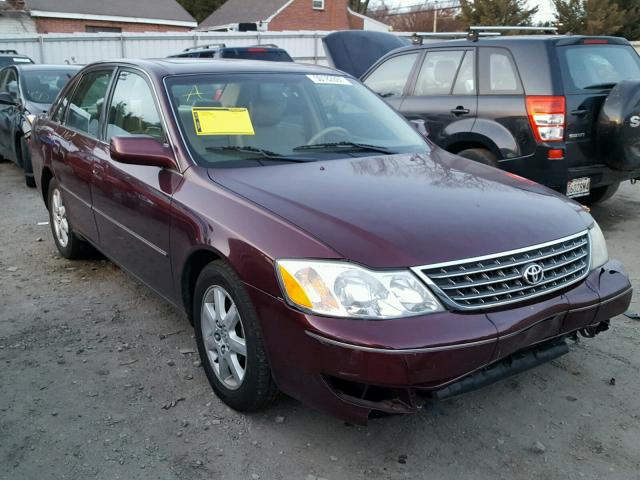 4T1BF28B84U390929 - 2004 TOYOTA AVALON XL MAROON photo 1