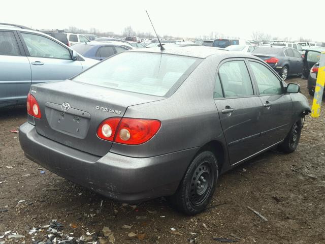 2T1BR32E27C760116 - 2007 TOYOTA COROLLA CE GRAY photo 4