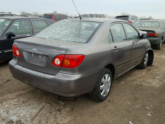 1NXBR32EX4Z318095 - 2004 TOYOTA COROLLA CE GRAY photo 4