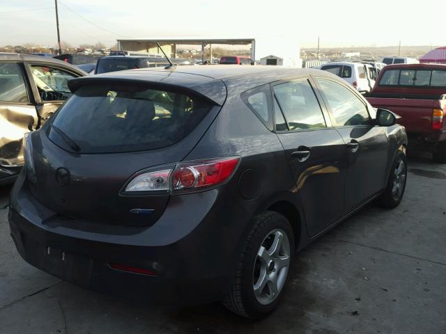 JM1BL1L71D1745385 - 2013 MAZDA 3 I GRAY photo 4