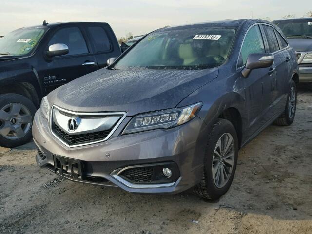 5J8TB3H74HL012884 - 2017 ACURA RDX ADVANC CHARCOAL photo 2