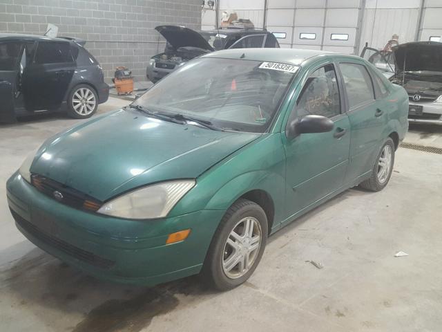 1FAFP34PX2W356332 - 2002 FORD FOCUS SE GREEN photo 2