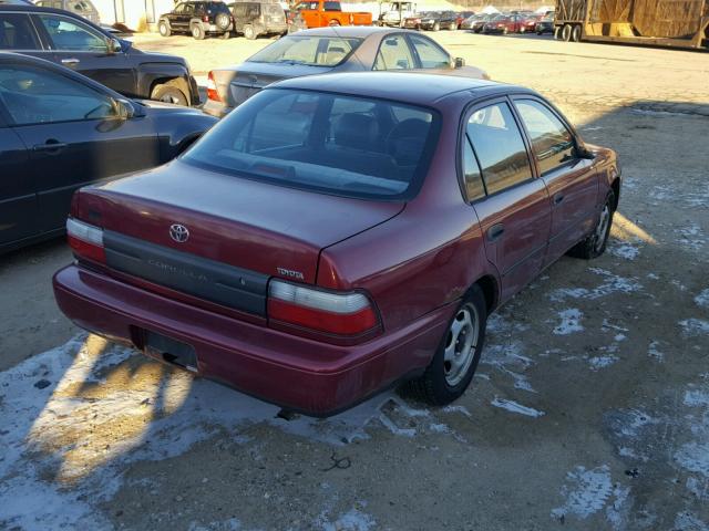 1NXBA02E8TZ501175 - 1996 TOYOTA COROLLA RED photo 4