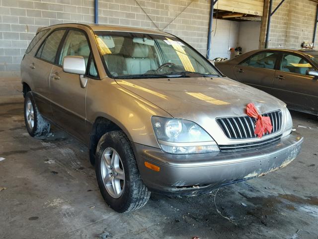 JT6GF10U7Y0059779 - 2000 LEXUS RX 300 BEIGE photo 1