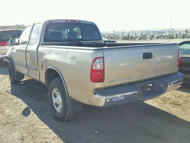 5TBRU34145S446939 - 2005 TOYOTA TUNDRA ACC GOLD photo 3