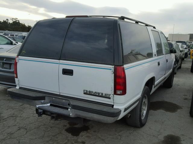 1GNFK16K9RJ403377 - 1994 CHEVROLET SUBURBAN K WHITE photo 4