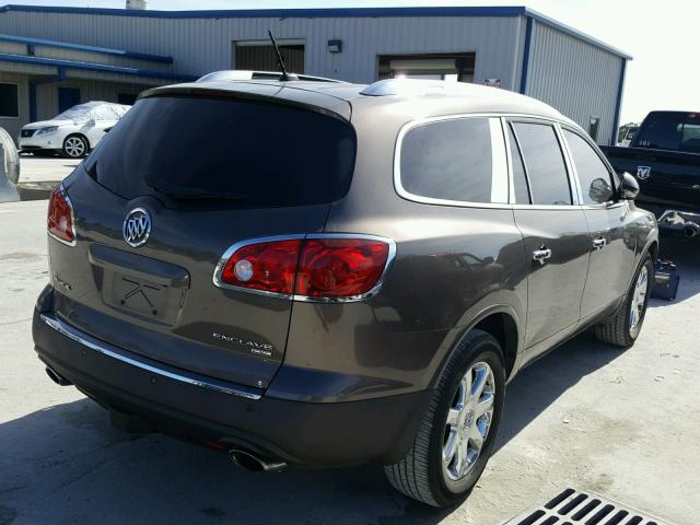 5GAER23758J237249 - 2008 BUICK ENCLAVE CX BROWN photo 4