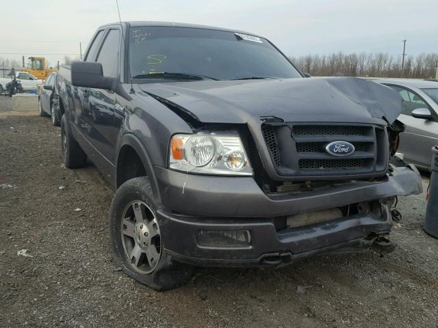 1FTPX14505NA23696 - 2005 FORD F150 GRAY photo 1