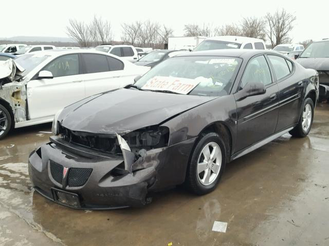 2G2WP552181136512 - 2008 PONTIAC GRAND PRIX BLACK photo 2