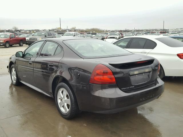 2G2WP552181136512 - 2008 PONTIAC GRAND PRIX BLACK photo 3