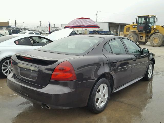 2G2WP552181136512 - 2008 PONTIAC GRAND PRIX BLACK photo 4