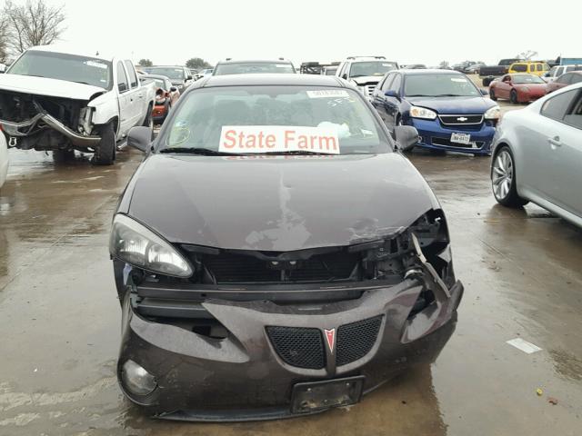 2G2WP552181136512 - 2008 PONTIAC GRAND PRIX BLACK photo 9