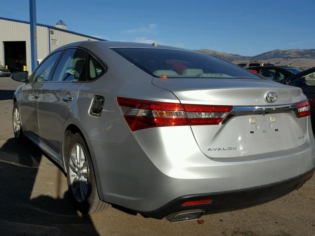 4T1BK1EB9EU095365 - 2014 TOYOTA AVALON BAS SILVER photo 3