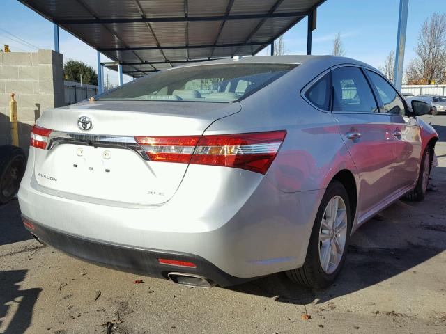 4T1BK1EB9EU095365 - 2014 TOYOTA AVALON BAS SILVER photo 4