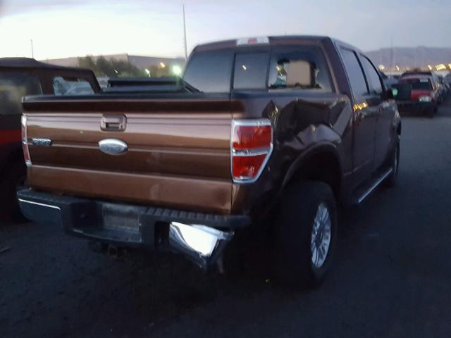 1FTFW1ETXBFC59452 - 2011 FORD F150 SUPER BROWN photo 4