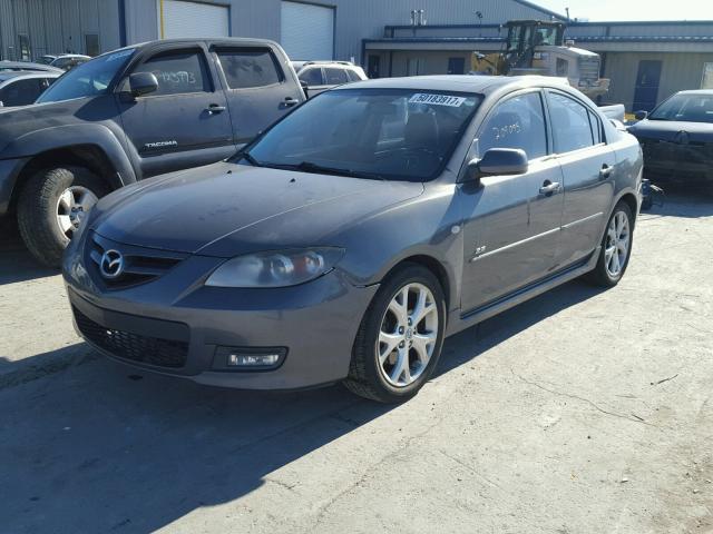 JM1BK323981814892 - 2008 MAZDA 3 S GRAY photo 2