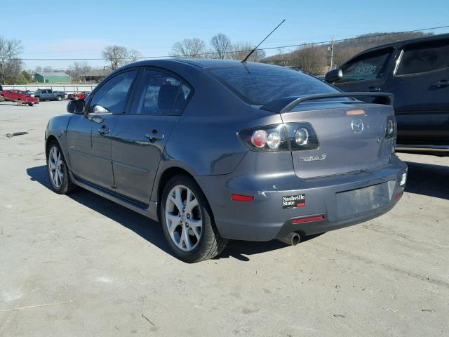 JM1BK323981814892 - 2008 MAZDA 3 S GRAY photo 3