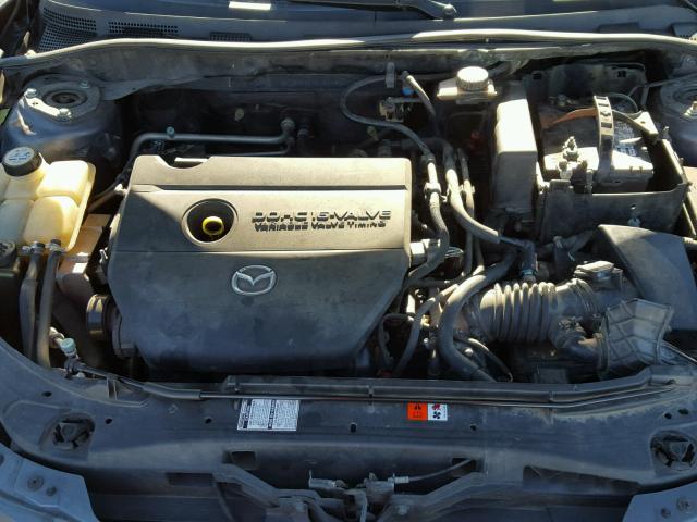 JM1BK323981814892 - 2008 MAZDA 3 S GRAY photo 7