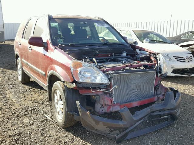 JHLRD77884C027602 - 2004 HONDA CR-V EX RED photo 1