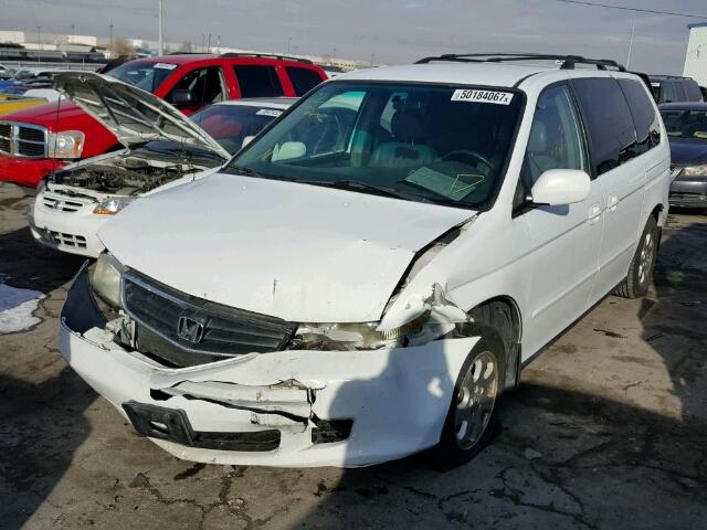 5FNRL18973B046356 - 2003 HONDA ODYSSEY EX WHITE photo 2