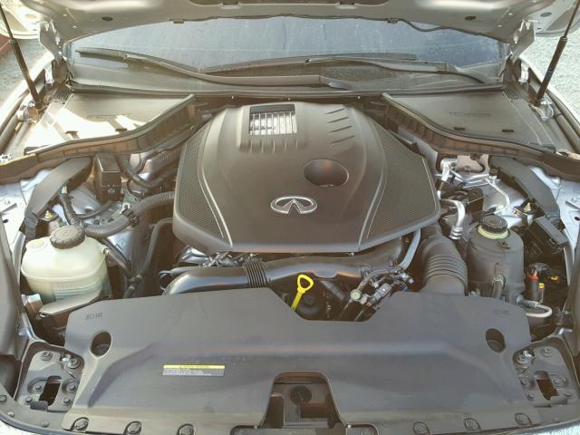 JN1CV7EK5HM110566 - 2017 INFINITI Q60 BASE SILVER photo 7