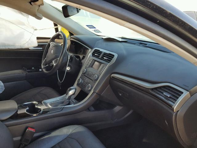 3FA6P0HD8ER247339 - 2014 FORD FUSION SE BLACK photo 5