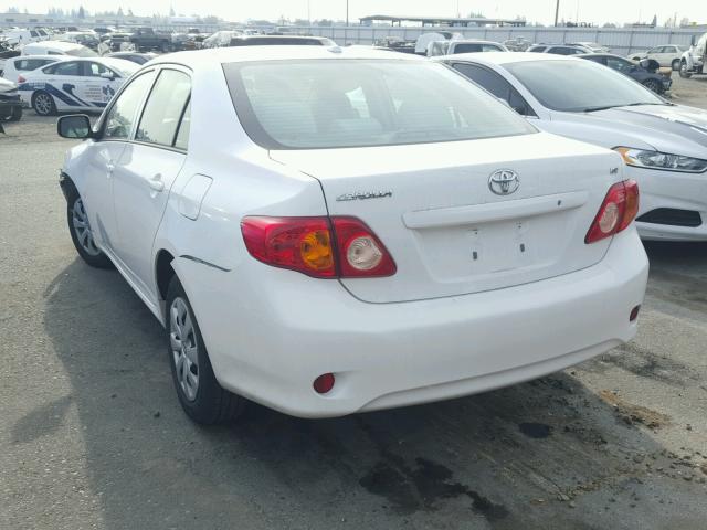 1NXBU4EE3AZ353069 - 2010 TOYOTA COROLLA BA SILVER photo 3