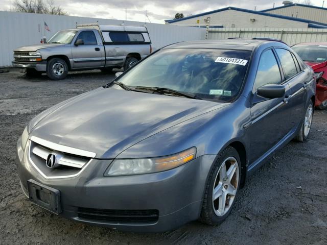 19UUA66244A024152 - 2004 ACURA TL GRAY photo 2