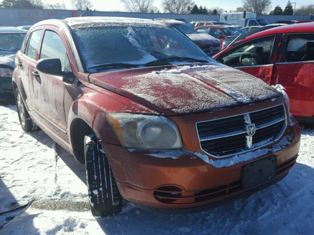 1B3HB48BX7D148770 - 2007 DODGE CALIBER SX ORANGE photo 1