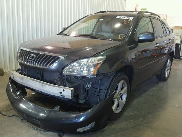 2T2GK31U78C029424 - 2008 LEXUS RX 350 CHARCOAL photo 2