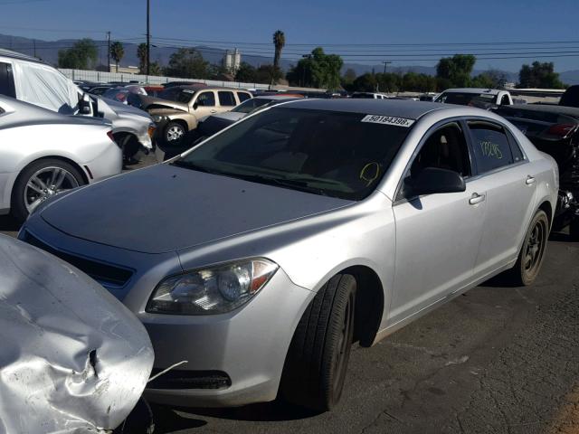 1G1ZA5E10BF243741 - 2011 CHEVROLET MALIBU LS ვერცხლისფერი ფოტო 2