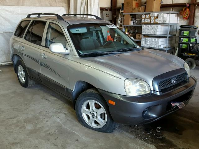 KM8SB12B94U708569 - 2004 HYUNDAI SANTA FE G SILVER photo 1