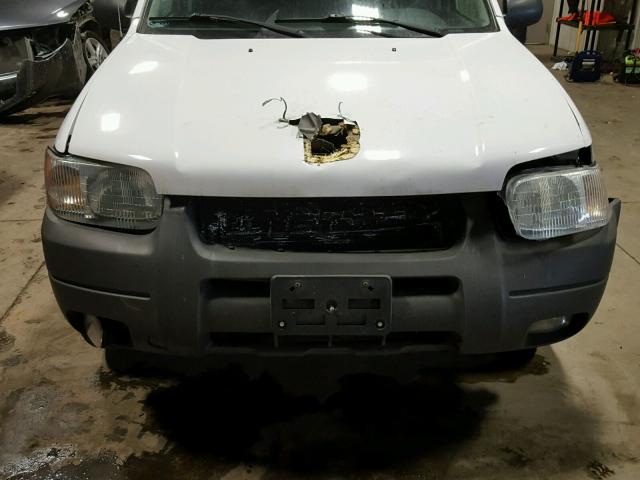 1FMYU93164DA16858 - 2004 FORD ESCAPE XLT WHITE photo 9