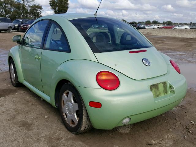 3VWCC21C8YM413413 - 2000 VOLKSWAGEN NEW BEETLE GREEN photo 3