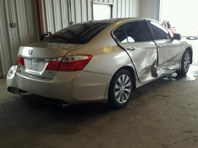 1HGCR3F81EA034582 - 2014 HONDA ACCORD EXL GOLD photo 4