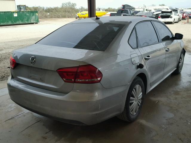 1VWAP7A31EC002313 - 2014 VOLKSWAGEN PASSAT S ვერცხლისფერი ფოტო 4